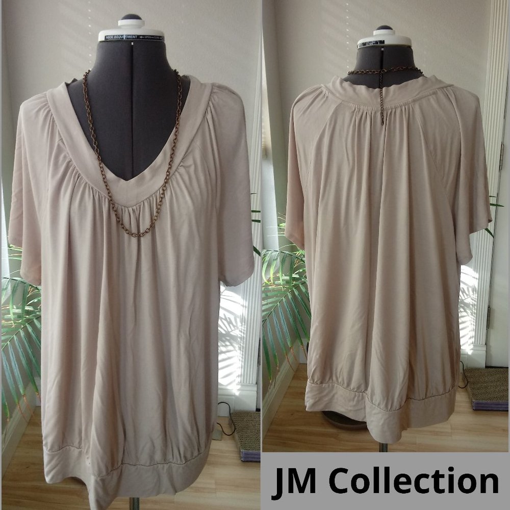 JM Collection V Neck Tunic